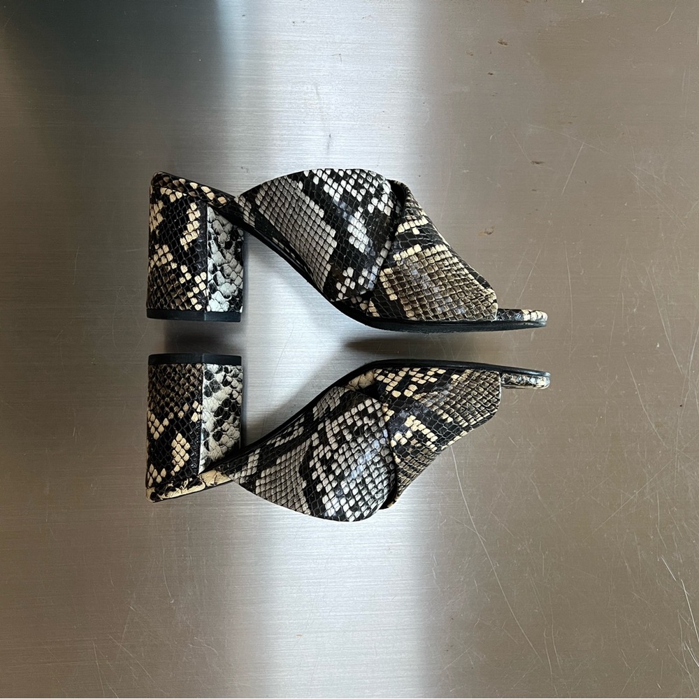 Seychelles Python Slide Sandals - image 4